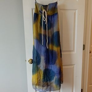 Betsey Johnson Strapless Maxi Dress